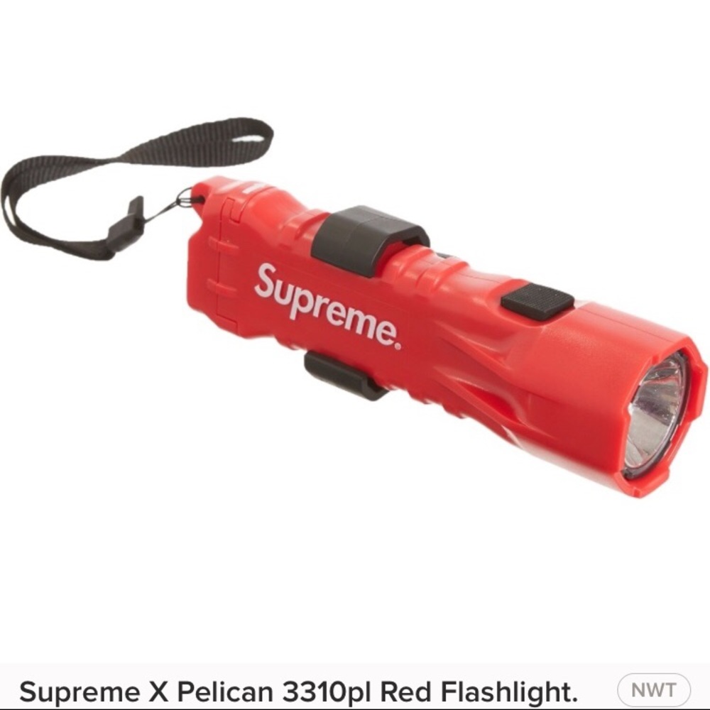 Supreme x Pelican Red Flashlight